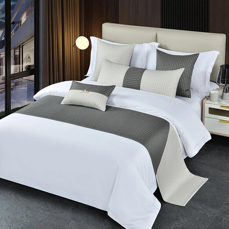 luxury bedding set with bed runner