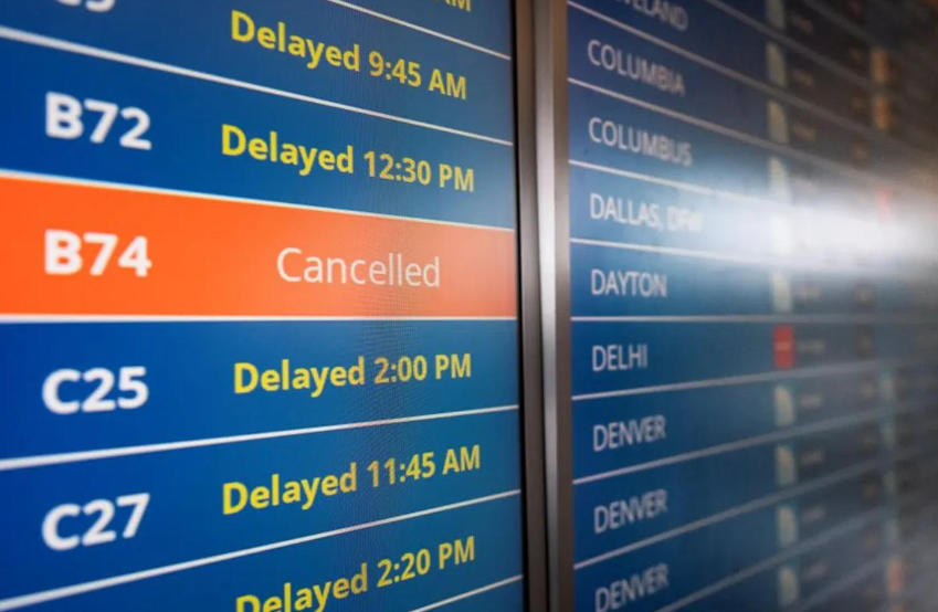 flight delayed or cacelled flight delayed or cacelled